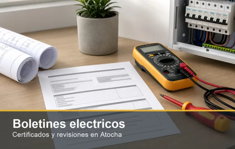 Boletines electricos en Atocha